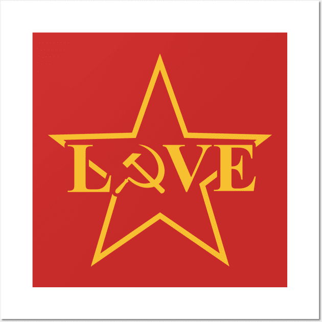 Communism Love Wall Art by Roidragerogers